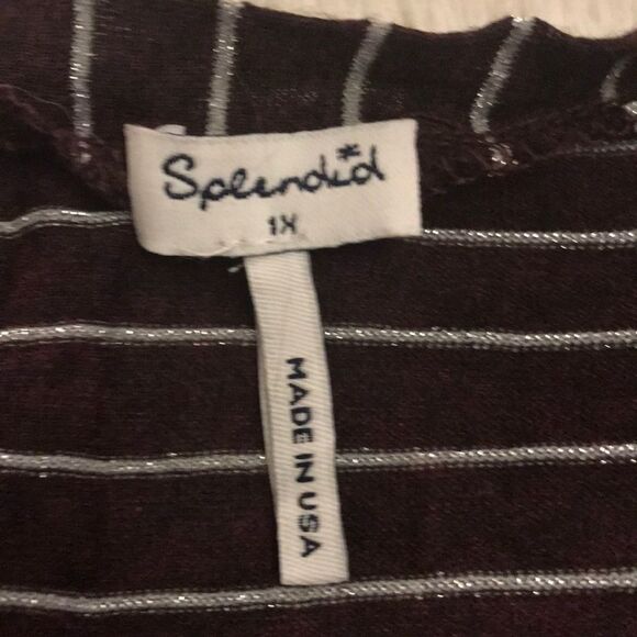 Splendid 3/4 sleeve hi-lo top - Picture 4 of 5